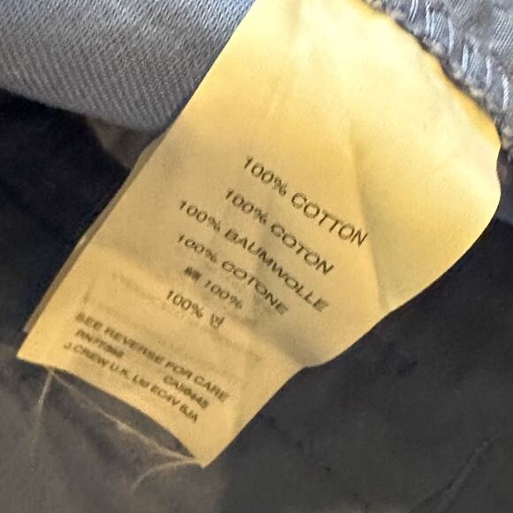 J. Crew Women's Flat Front Mid-Rise Stretch Casual Chino Shorts Periwinkle Blue - Picture 8 of 8